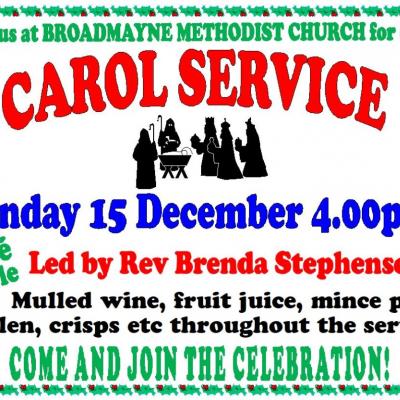 Broadmayne Carol Service