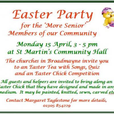 More Senior Easter Party 2019